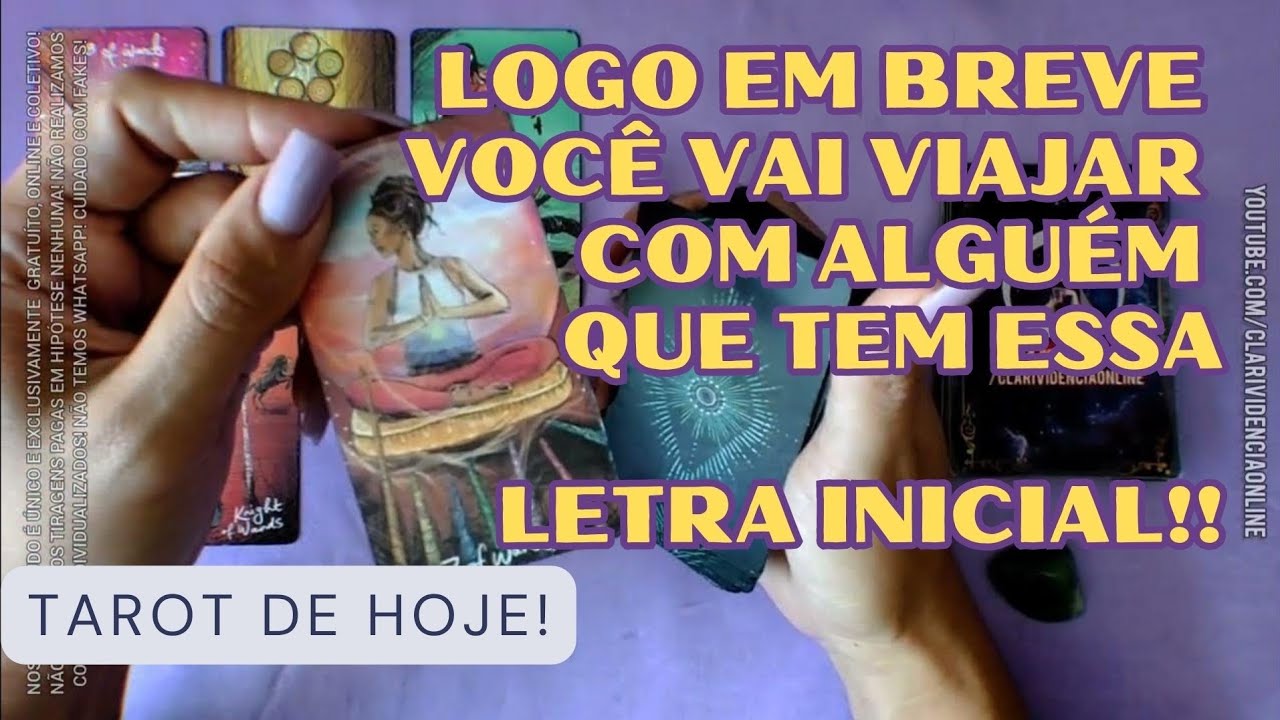 Read more about the article ✈️  LOGO EM BREVE VOCÊ VAI VIAJAR COM ALGUÉM QUE TEM ESSA  LETRA INICIAL! 🌟 #TAROTHOJE #TAROT