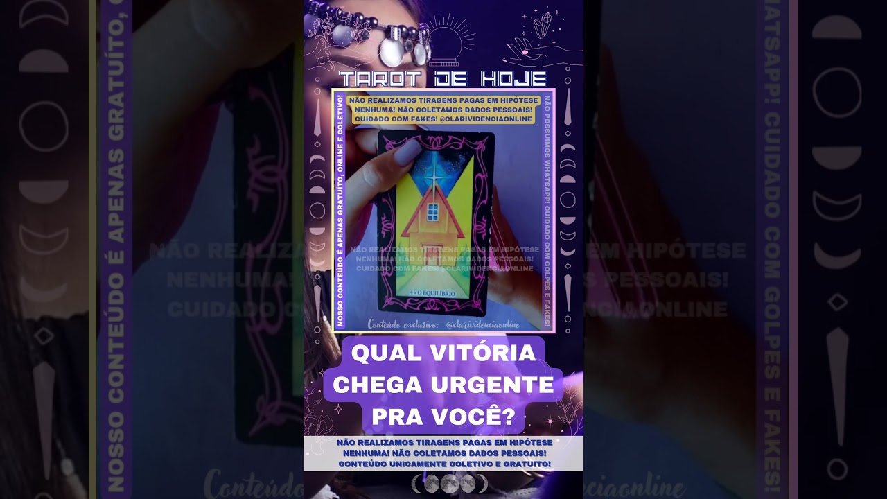 Read more about the article 🔮 QUAL VITÓRIA CHEGA URGENTE PRA VOCÊ! 🌟  #tarothoje #tarot #baralhocigano #baralhociganoresponde