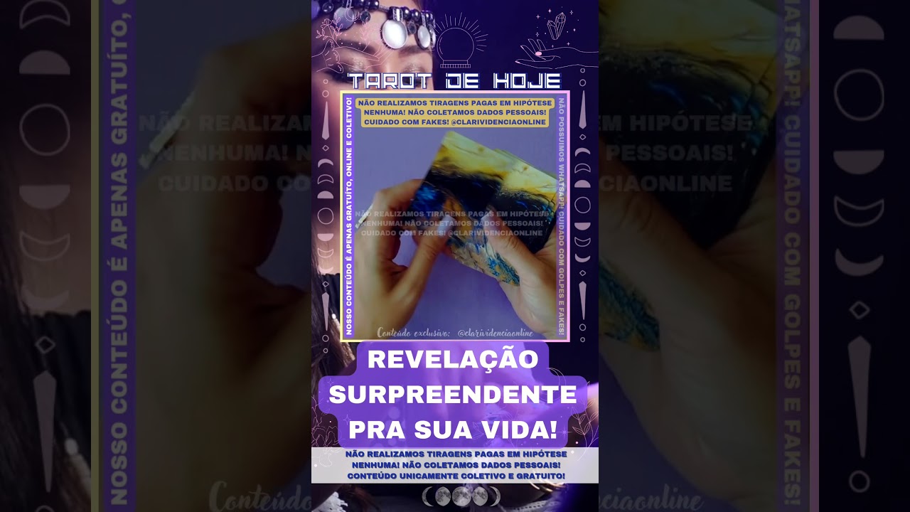 Read more about the article ❤️ REVELAÇÃO SURPREENDENTE PRA SUA VIDA! 🌟  #tarothoje #tarot #baralhociganoresponde #baralhocigano