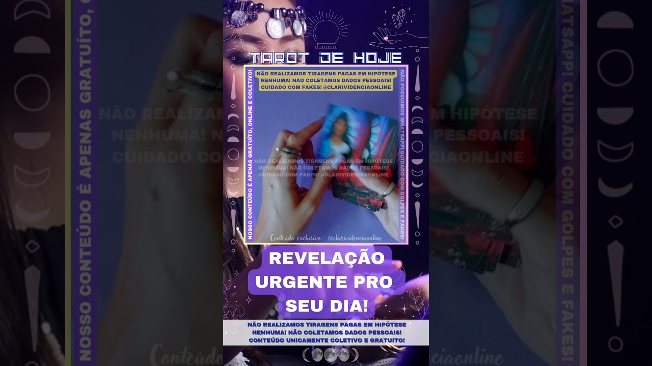 Read more about the article ❤️ REVELAÇÃO URGENTE PRO SEU DIA! 🌟 #TAROTHOJE #TAROT