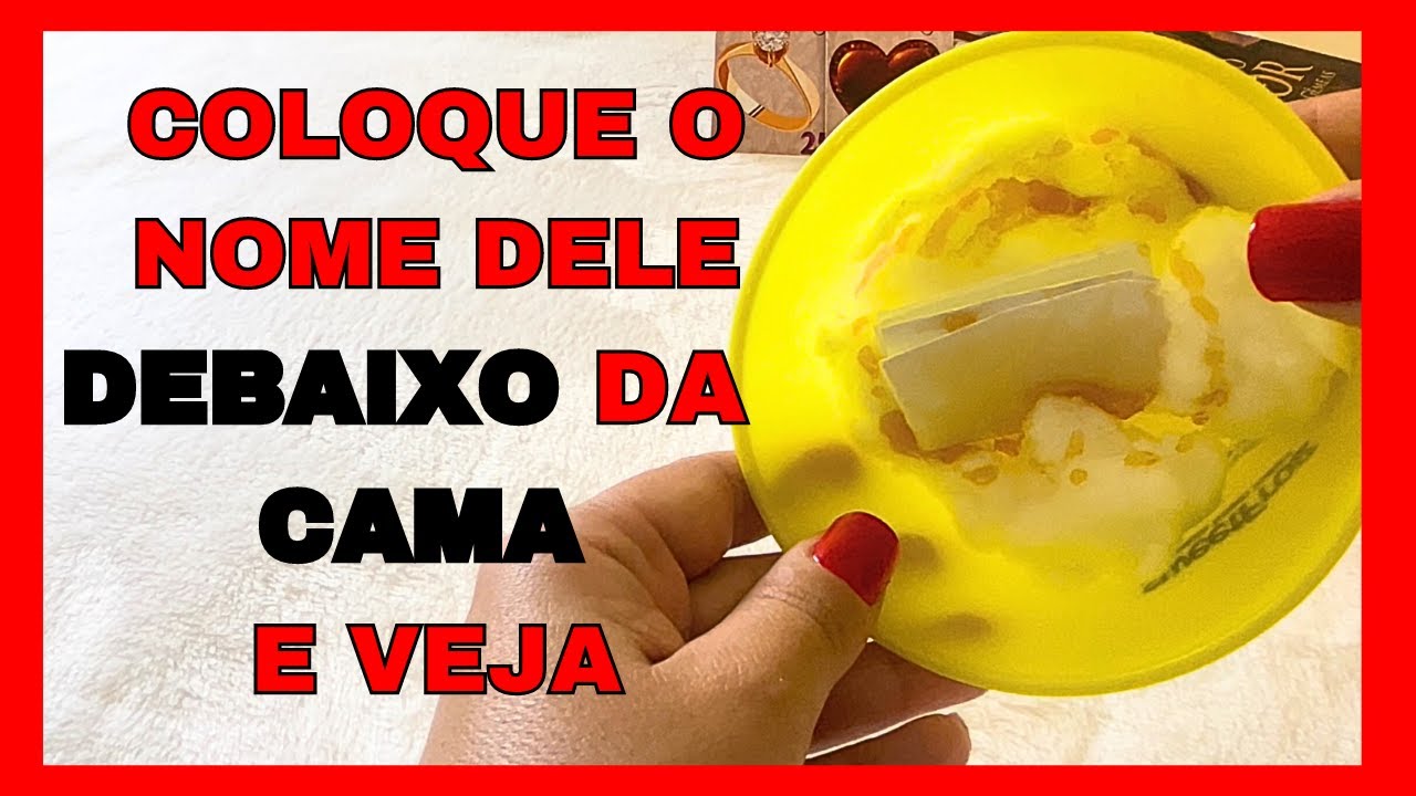 Read more about the article ⭐#SIMPATIA COLOQUE O NOME do seu AMOR DEBAIXO da CAMA e VEJA O QUE ACONTECE♥️