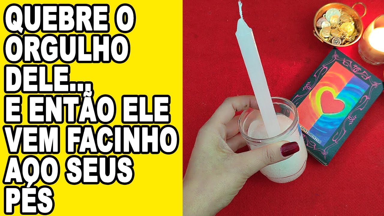 Read more about the article 🟢SIMPATIA PARA QUEBRAR ORGULHO E RESISTÊNCIA…ELE VEM FACINHO! (BOA DEMAIS!)