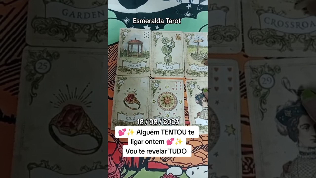 Read more about the article #simpatia #tarot #leidaatração  #domciganotarot #shortarot #fy #taro #tarô #tarôs #tarotdiario