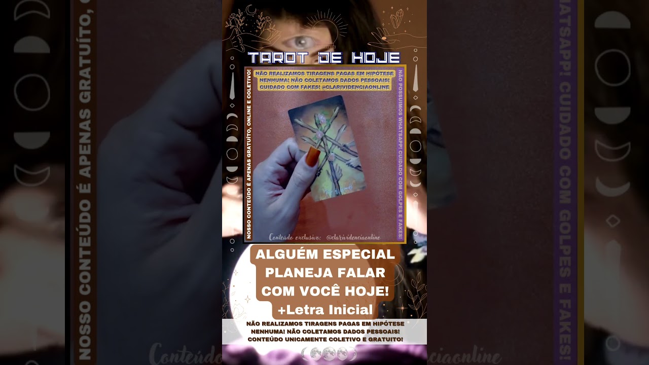 Read more about the article 🧑 ALGUÉM ESPECIAL PLANEJA FALAR COM VOCÊ HOJE + LETRA INICIAL! 🌟 #TAROTHOJE #TAROT