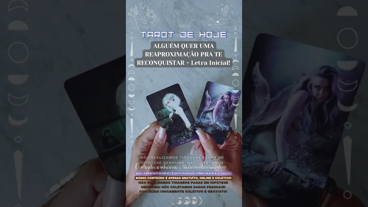 Read more about the article 🧑 ALGUÉM QUER UMA REAPROXIMAÇÃO PRA TE RECONQUISTAR  + LETRA INICIAL! 🌟 #TAROTHOJE #TAROT