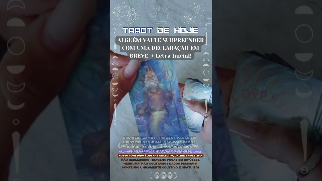 Read more about the article 🧑 ALGUÉM VAI TE SURPREENDER COM UMA DECLARAÇÃO EM BREVE  + LETRA INICIAL! 🌟 #TAROTHOJE #TAROT