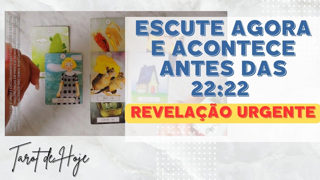 Read more about the article 🕗 ESCUTE AGORA E ACONTECE ANTES DAS 22:22 🌟 #TAROTHOJE #TAROT