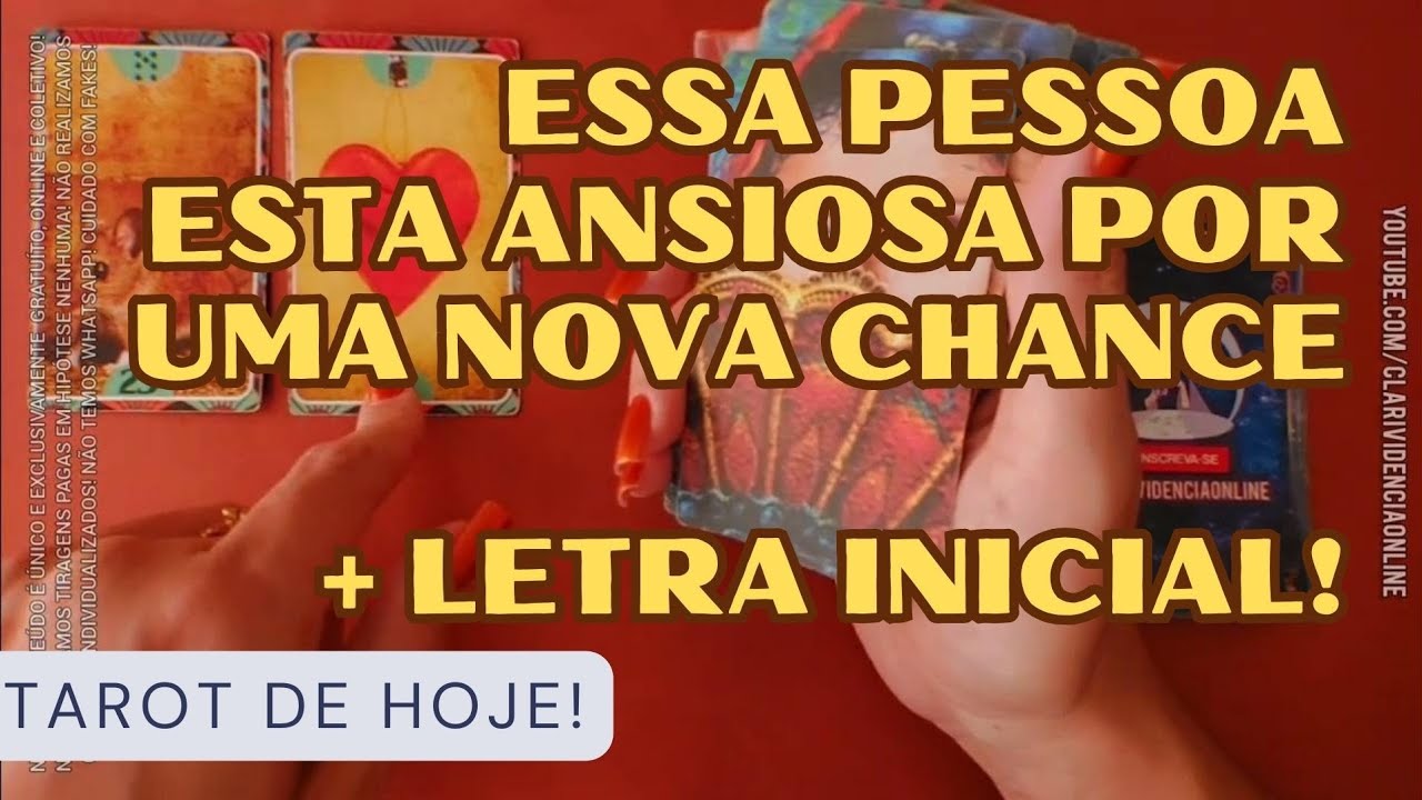 Read more about the article 🧑 ESSA PESSOA ESTA ANSIOSA POR UMA NOVA CHANCE + LETRA INICIAL! 🌟 #TAROTHOJE #TAROT