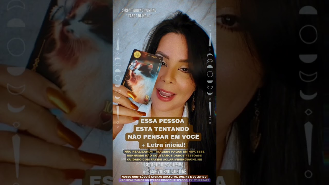 Read more about the article 🧑 ESSA PESSOA ESTA TENTANDO NÃO PENSAR EM VOCÊ  + LETRA INICIAL! 🌟 #TAROTHOJE #TAROT