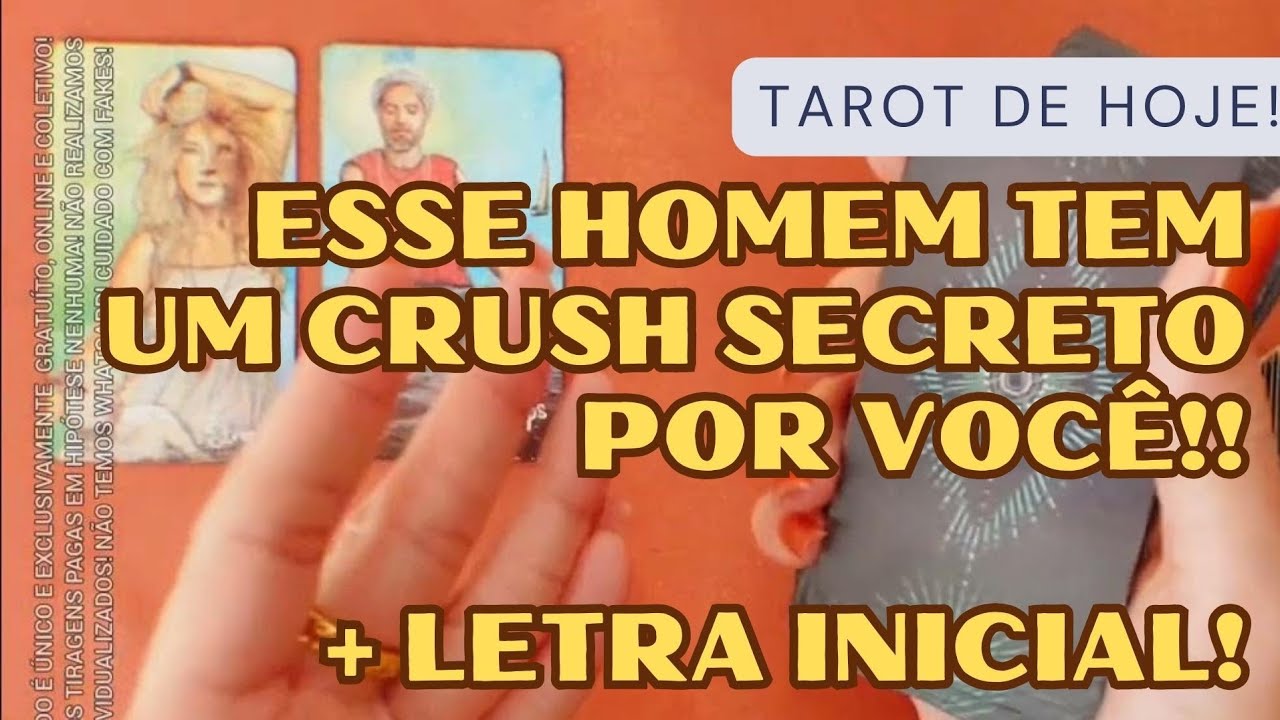 Read more about the article 🧑 ESSE HOMEM TEM UM CRUSH SECRETO POR VOCÊ  + LETRA INICIAL! 🌟 #TAROTHOJE #TAROT
