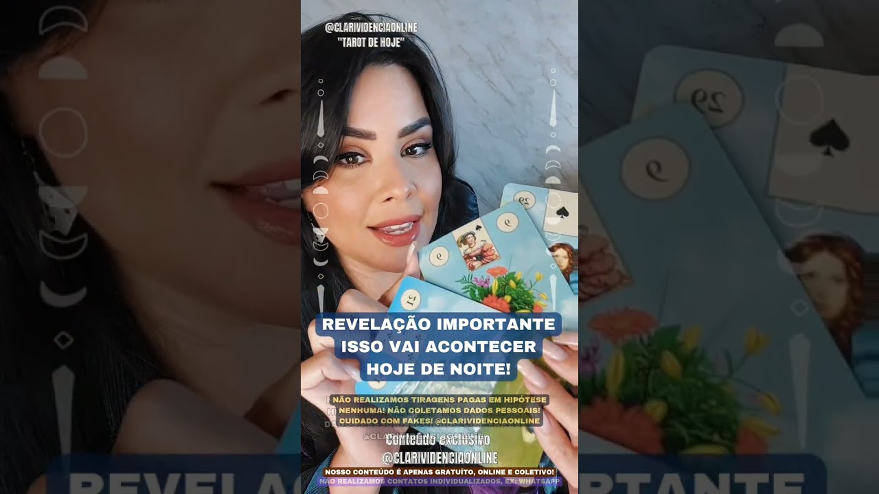 Read more about the article 🌙  REVELAÇÃO IMPORTANTE! ISSO VAI ACONTECER HOJE DE NOITE! ESCUTE AGORA 🌟 #TAROTHOJE #TAROT