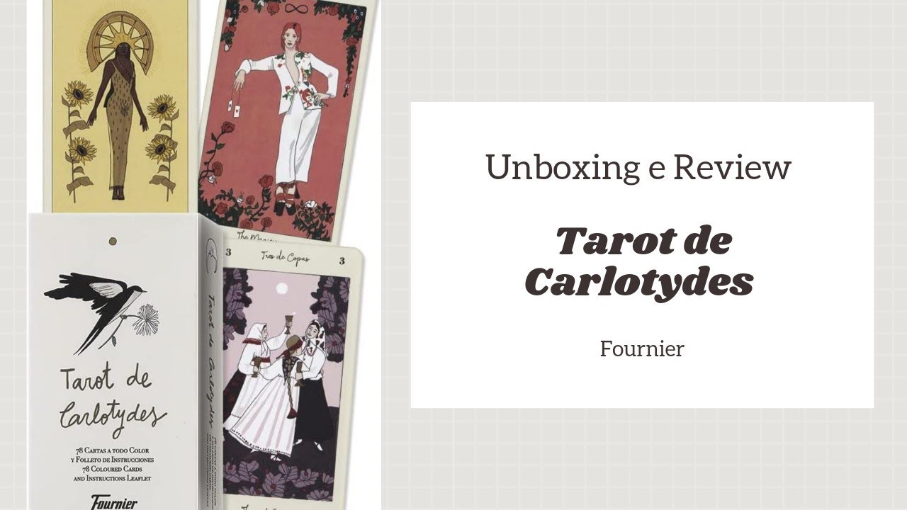 Read more about the article 🔴 UNBOXING E REVIEW: TAROT DE CARLOTYDES! *pt-br*