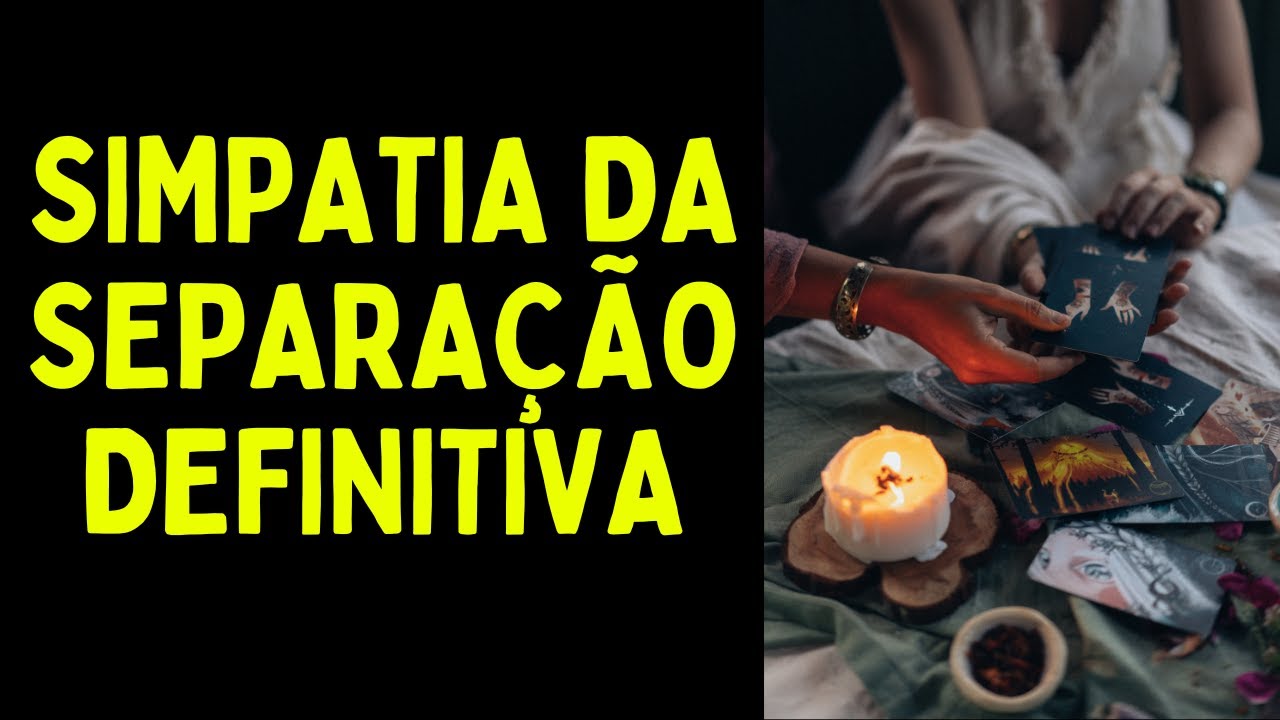 Read more about the article Simpatia da separação definitiva
