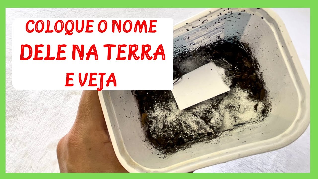 Read more about the article ⭐#Simpatia FORTE COLOQUE O NOME DELE NA TERRA E TRAZ ELE DE VOLTA NO DIA SEGUINTE❤