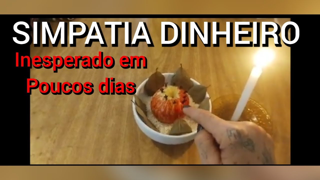 Read more about the article SIMPATIA SUPER PODEROSA PARA TRAZER DINHEIRO INESPERADO #simpatias #dinheiro #prosperidade #rituais