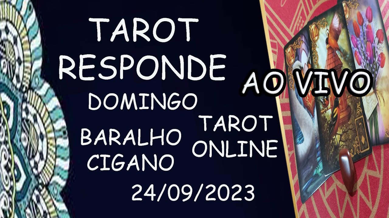 Read more about the article TAROT RESPONDE | TAROT ONLINE  |  BARALHO CIGANO – DOMINGO–  24/09/203