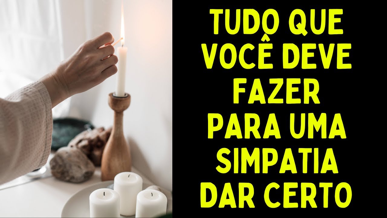 Read more about the article Tudo que você deve fazer para uma simpatia dar certo