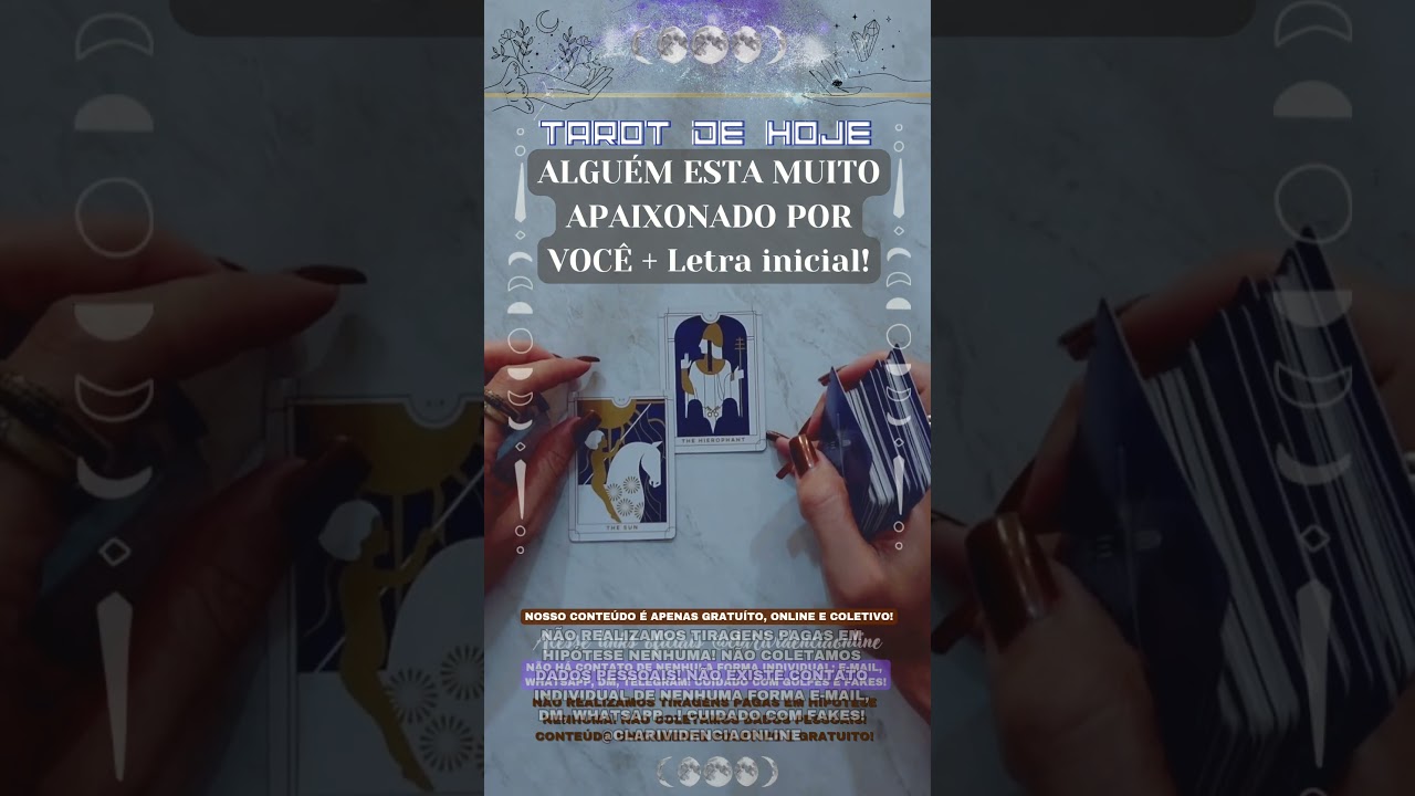 Read more about the article 🧑 ALGUÉM ESTA MUITO APAIXONADO POR VOCÊ  + LETRA INICIAL! 🌟 #TAROTHOJE #TAROT