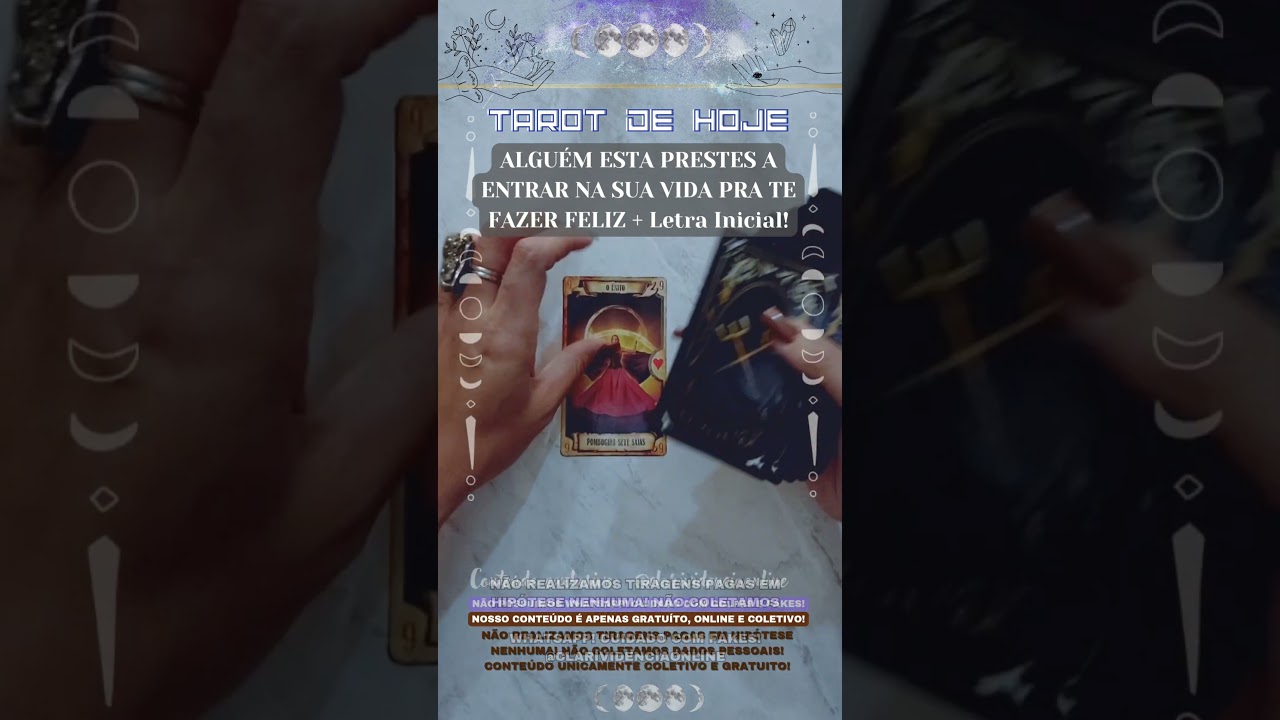 Read more about the article 🧑 ALGUÉM ESTA PRESTES A ENTRAR NA SUA VIDA PRA TE FAZER FELIZ  + LETRA INICIAL! 🌟 #TAROTHOJE #TAROT