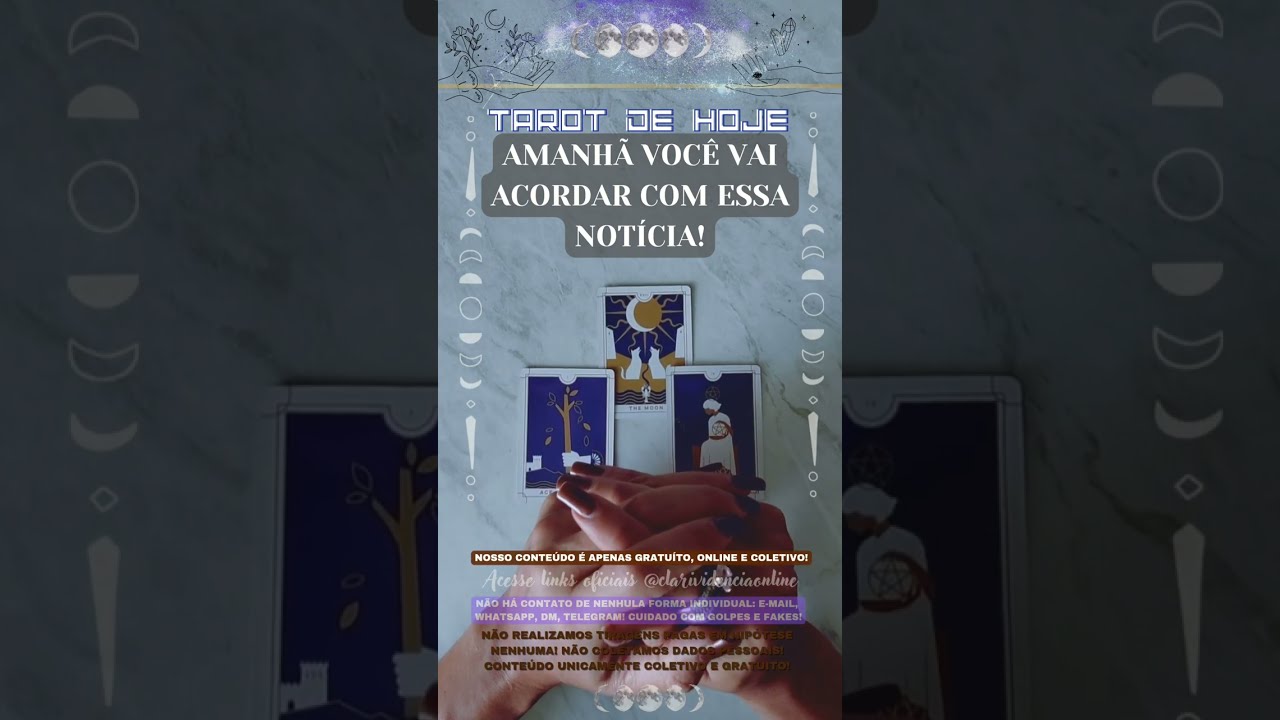 Read more about the article 🧑 AMANHÃ VOCÊ VAI ACORDAR COM ESSA NOTÍCIA! 🌟 #TAROTHOJE #TAROT