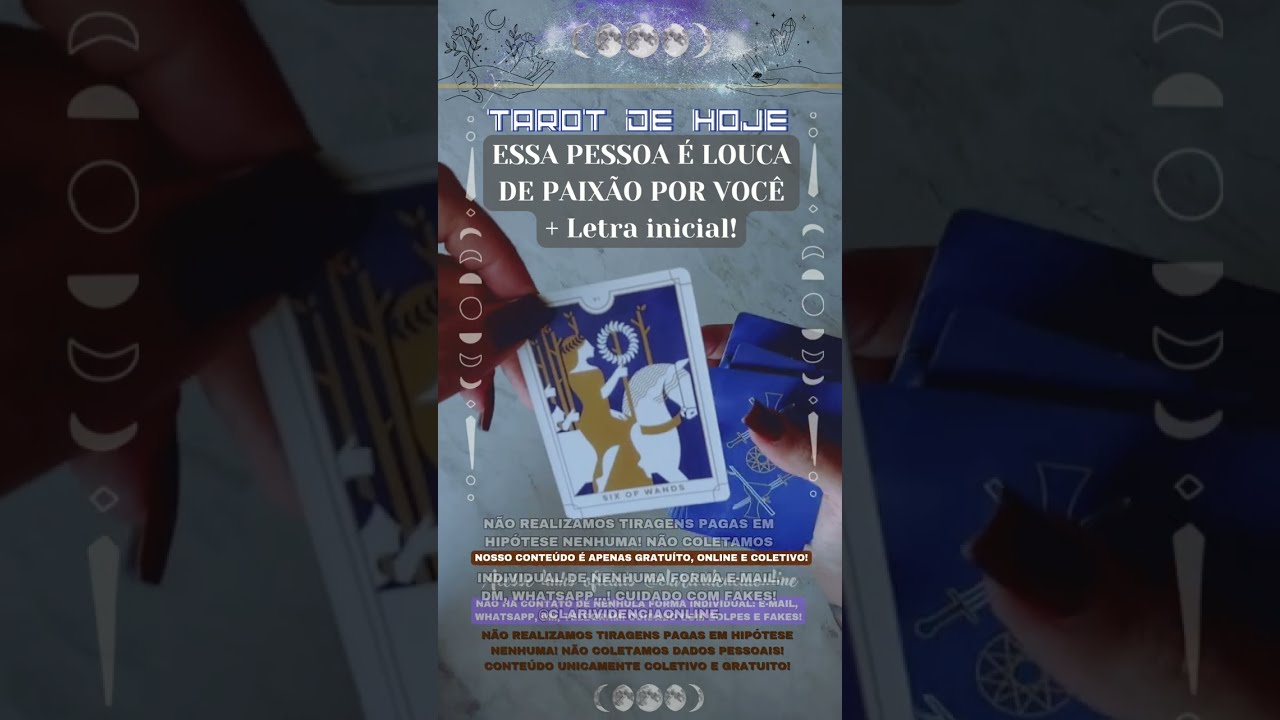 Read more about the article 🧑 ESSA PESSOA É LOUCA DE PAIXÃO POR VOCÊ + LETRA INICIAL! 🌟 #TAROTHOJE #TAROT