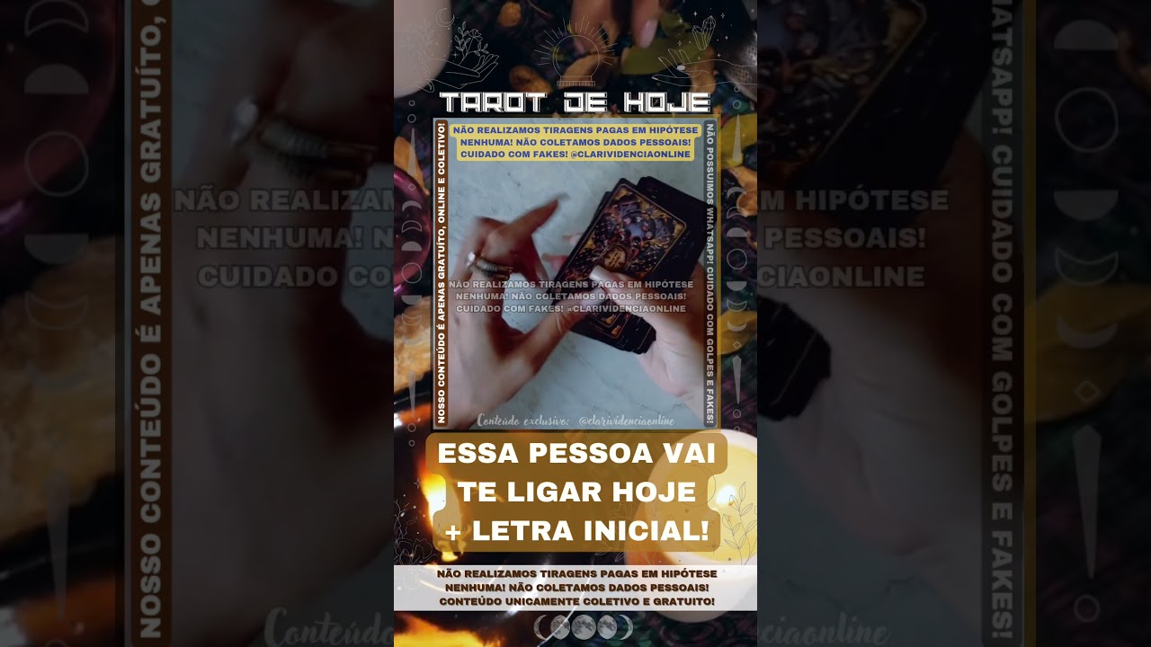 Read more about the article 🧑 ESSA PESSOA VAI TE LIGAR HOJE  + LETRA INICIAL! 🌟 #TAROTHOJE #TAROT