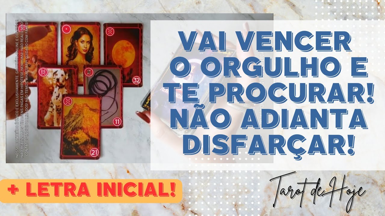Read more about the article 🧑 ESSA PESSOA VAI VENCER O ORGULHO E TE PROCURAR  + LETRA INICIAL! 🌟 #TAROTHOJE #TAROT