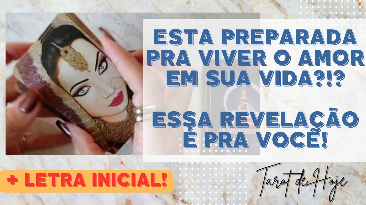 Read more about the article 🧑 ESSE HOMEM É O AMOR DA SUA VIDA…  + LETRA INICIAL! 🌟 #TAROTHOJE #TAROT