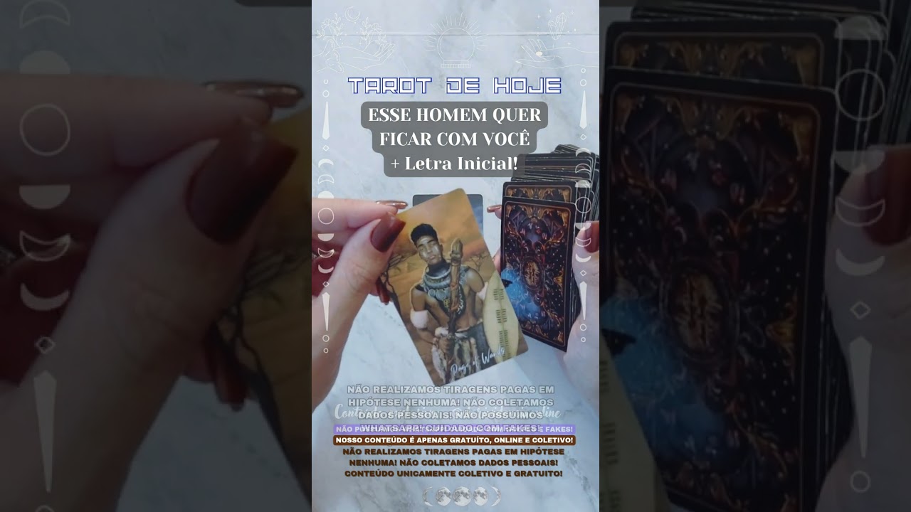 Read more about the article 🧑 ESSE HOMEM QUER FICAR COM VOCÊ  + LETRA INICIAL! 🌟 #TAROTHOJE #TAROT