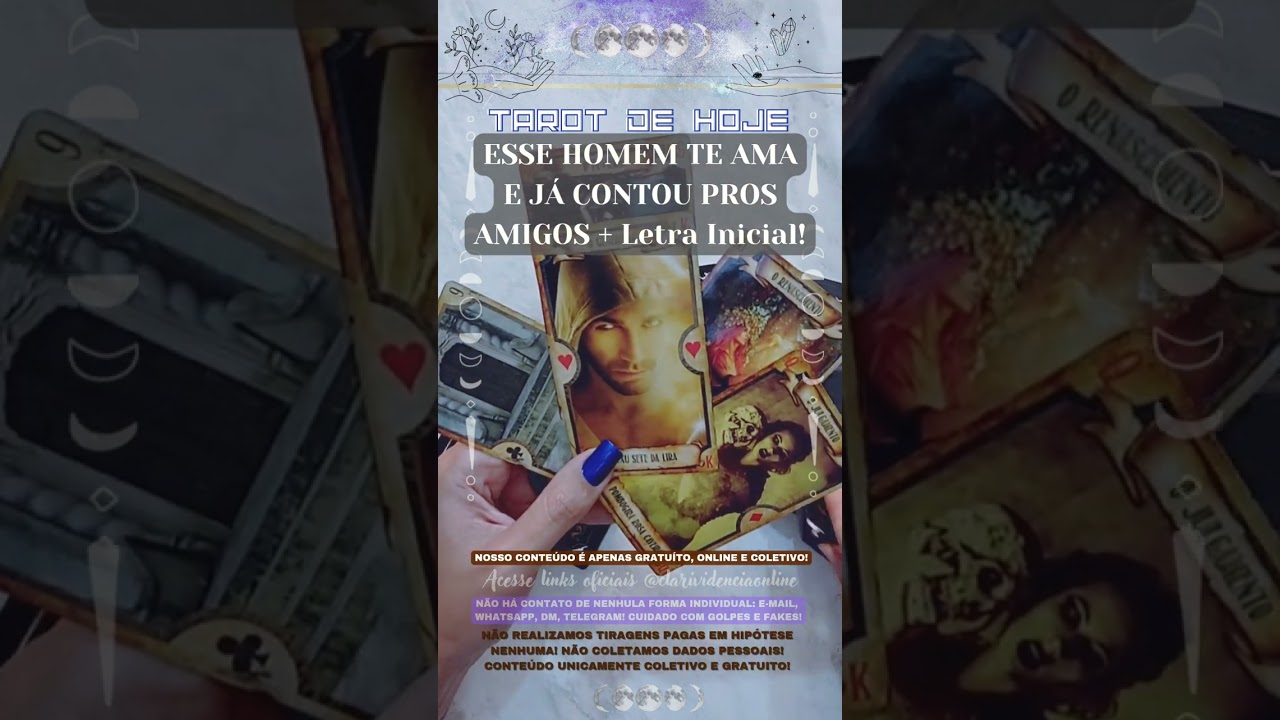 Read more about the article 🧑 ESSE HOMEM TE AMA E JÁ CONTOU PROS AMIGOS  + LETRA INICIAL! 🌟 #TAROTHOJE #TAROT