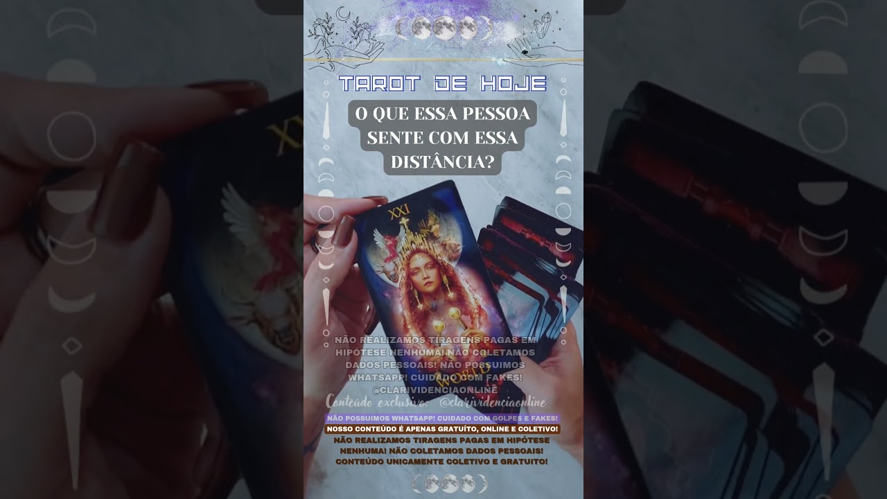 Read more about the article 🧑  O QUE ELE SENTE COM ESSA DISTÂNCIA? 🌟 #TAROTHOJE #TAROT