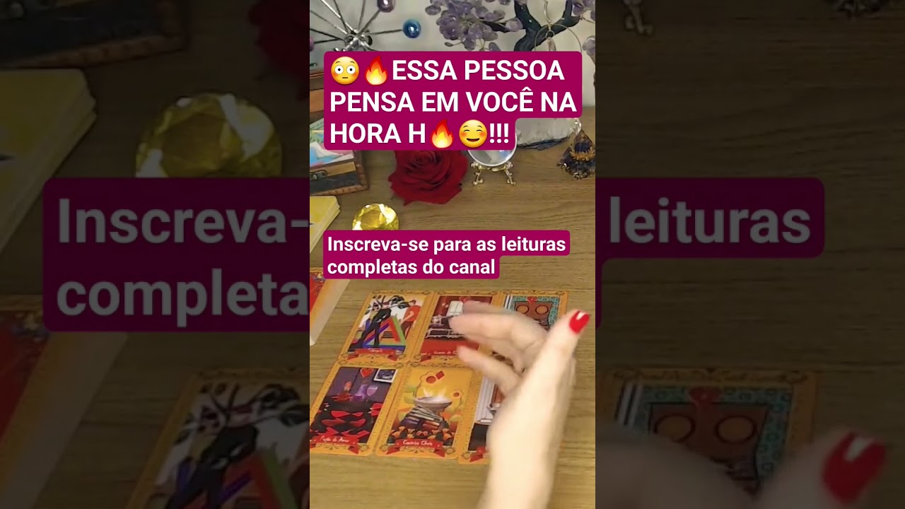 Read more about the article 😳🔥 ALGUÉM NÃO TIRA VOCÊ DO PENSAMENTO 💕🔥☺️ #tarotdoamor #rivaltarot #tarot #cartomante #shorttarot