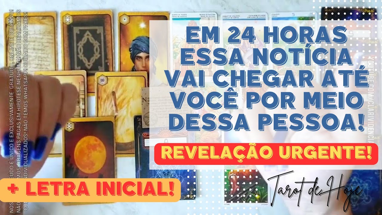 Read more about the article 🕗 EM 24 HORAS ESSA NOTÍCIA VAI CHEGAR ATÉ VOCÊ POR MEIO DESSA PESSOA  + LETRA INICIAL! 🌟