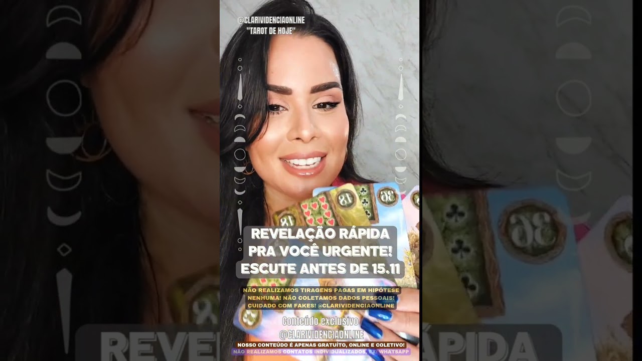 Read more about the article 🧑 ESCUTE ANTES DO DIA 15 DE NOVEMBRO! REVELAÇÃO RÁPIDA PRA VOCÊ URGENTE! 🌟 #TAROTHOJE #TAROT