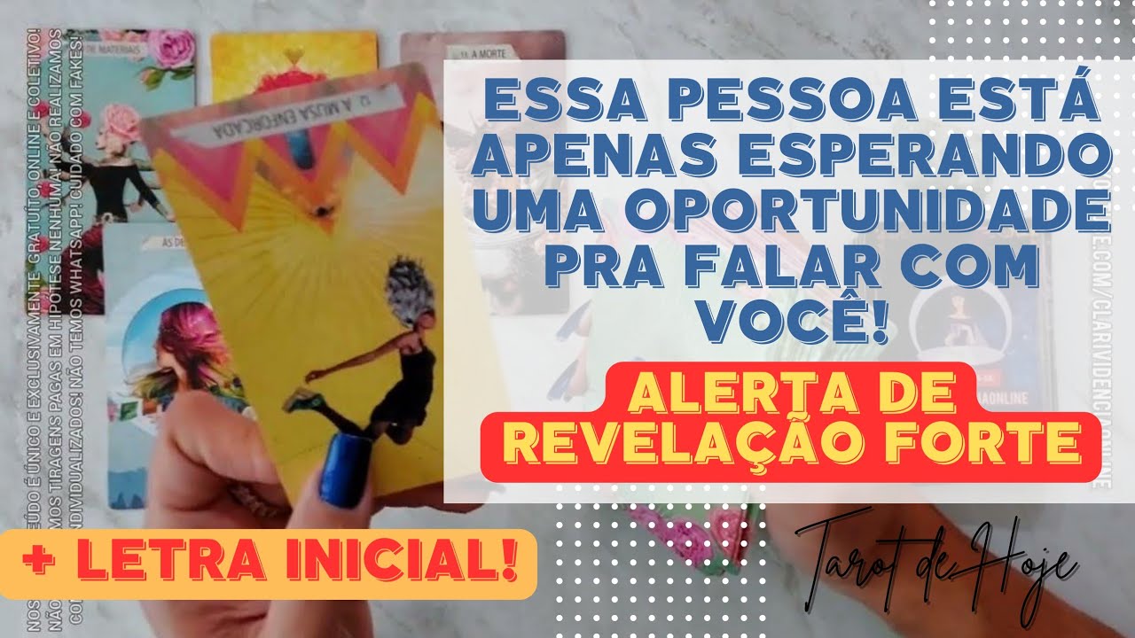 Read more about the article 🧑 ESSA PESSOA ESTA NA ESPERA DE UMA OPORTUNIDADE PRA FALAR COM VOCÊ  + LETRA INICIAL! 🌟