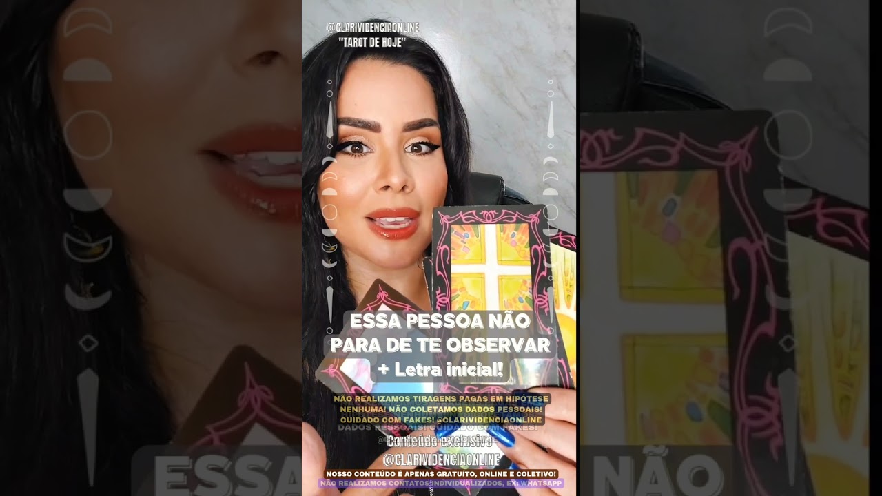 Read more about the article 🧑 ESSA PESSOA NÃO PARA DE TE OBSERVAR  + LETRA INICIAL! 🌟 #TAROTHOJE #TAROT