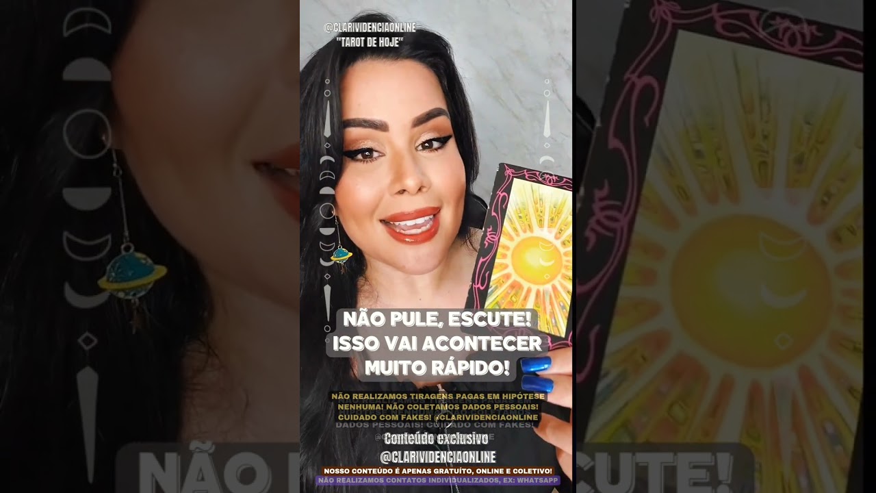 Read more about the article 🧑 NÃO PULE, ESCUTE ISSO VAI ACONTECER MUITO RÁPIDO! 🌟 #TAROTHOJE #TAROT