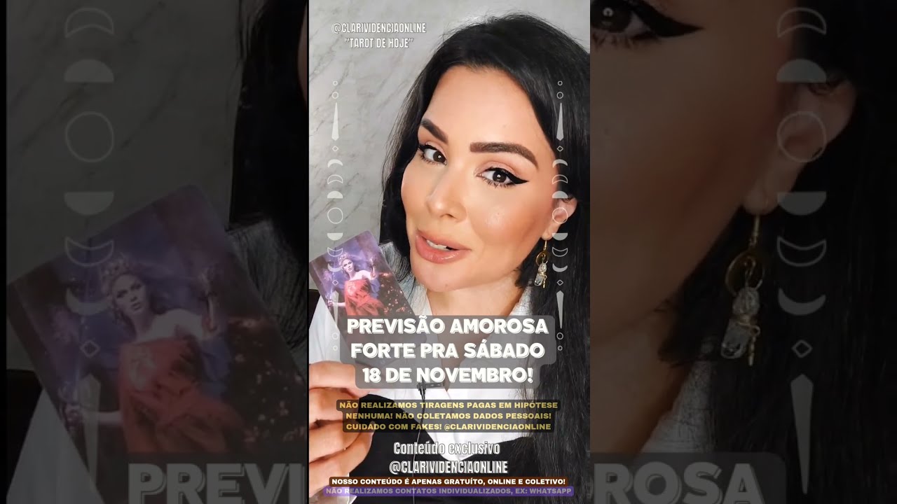 Read more about the article 🌟 REVELAÇÃO AMOROSA PRA SÁBADO 18 DE NOVEMBRO ESPECIAL PRA VOCÊ #TAROTHOJE #TAROT