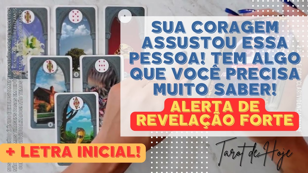 Read more about the article 🧑 SUA CORAGEM ASSUSTOU ESSA PESSOA, VOCÊ PRECISA SABER ALGO QUE NÃO DÁ PRA IGNORAR + LETRA INICIAL!