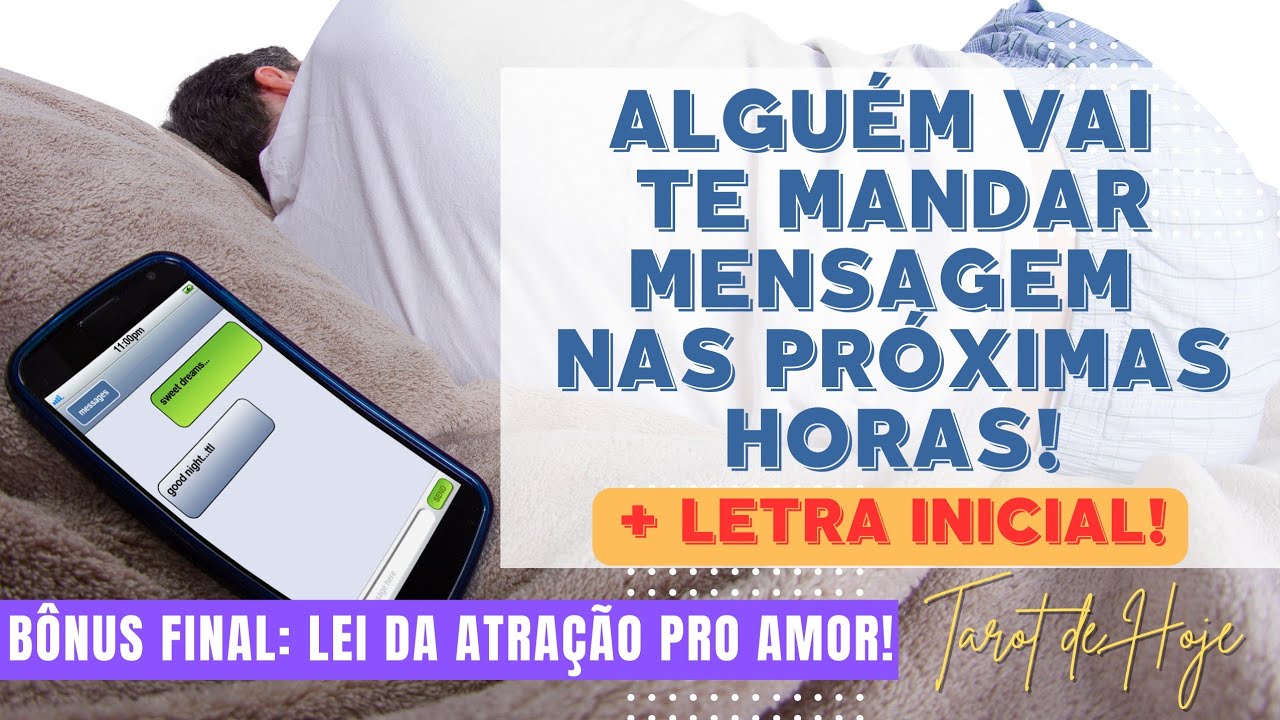 Read more about the article 💬 VAI TE MANDAR MENSAGEM NAS PRÓXIMAS HORAS  + LETRA INICIAL! 🌟 #TAROTHOJE #TAROT