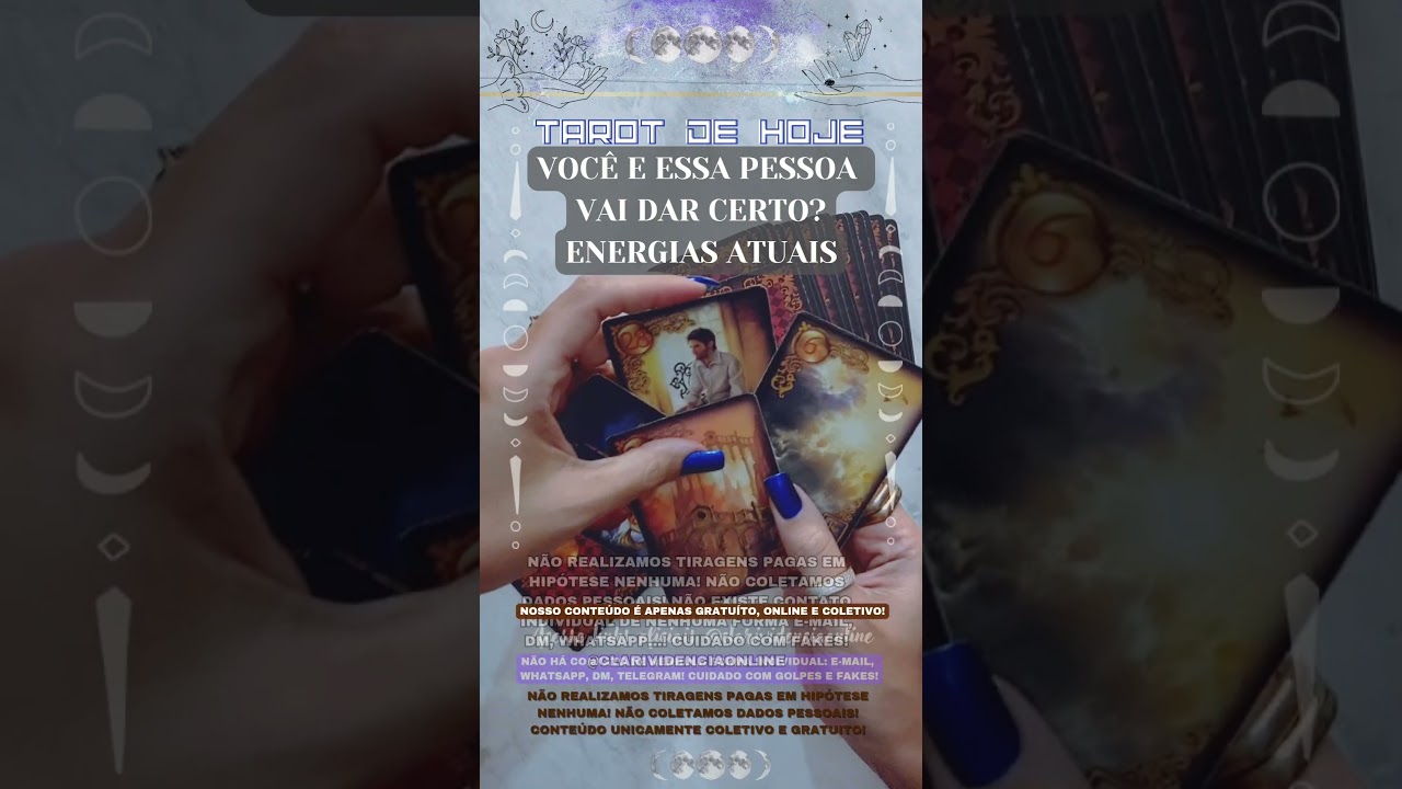 Read more about the article 🧑 VOCÊ E ESSA PESSOA VAI DAR CERTO? 🌟 #TAROTHOJE #TAROT