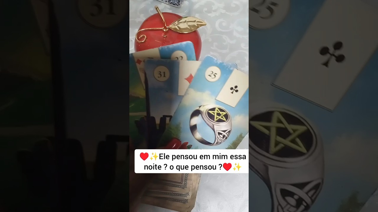 Read more about the article Ele pensou em mim essa noite ? o que pensou #esmeraldatarot #tarot #tarotonlaine