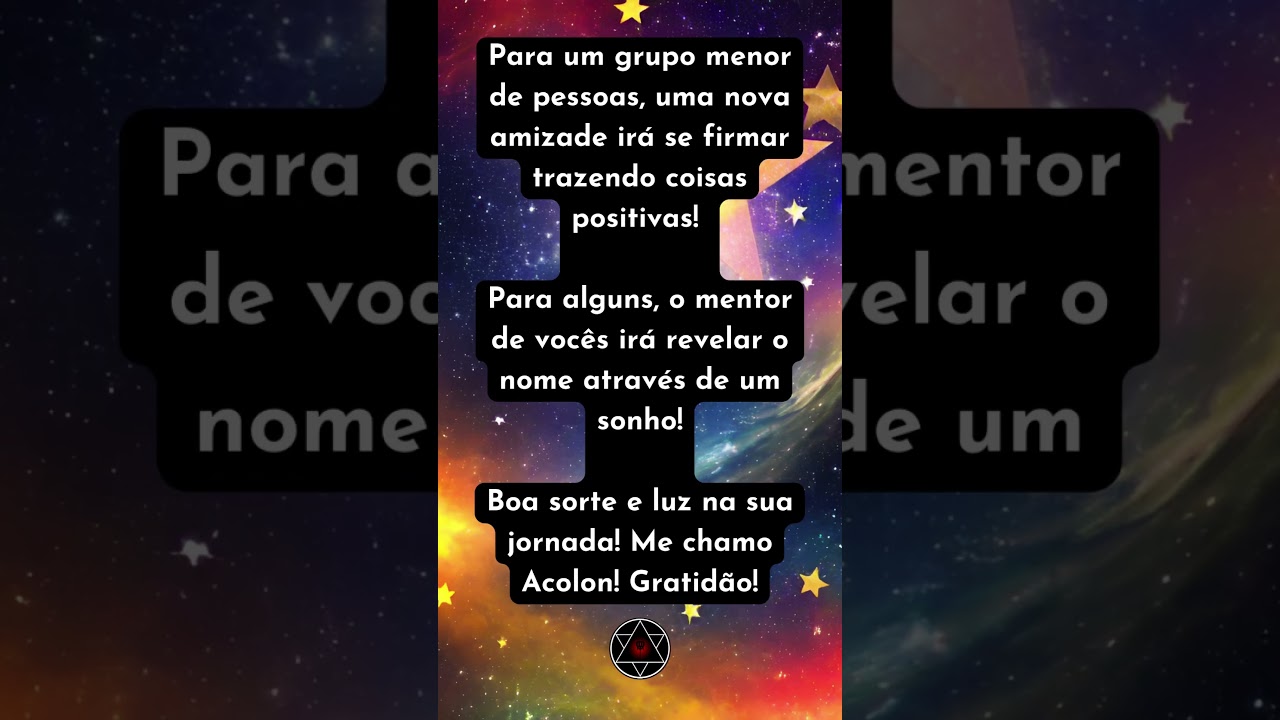 Read more about the article Mensagem do dia e da espiritualidade – Por Acolon #shorts #tarot #baralhocigano #mensagemdodia