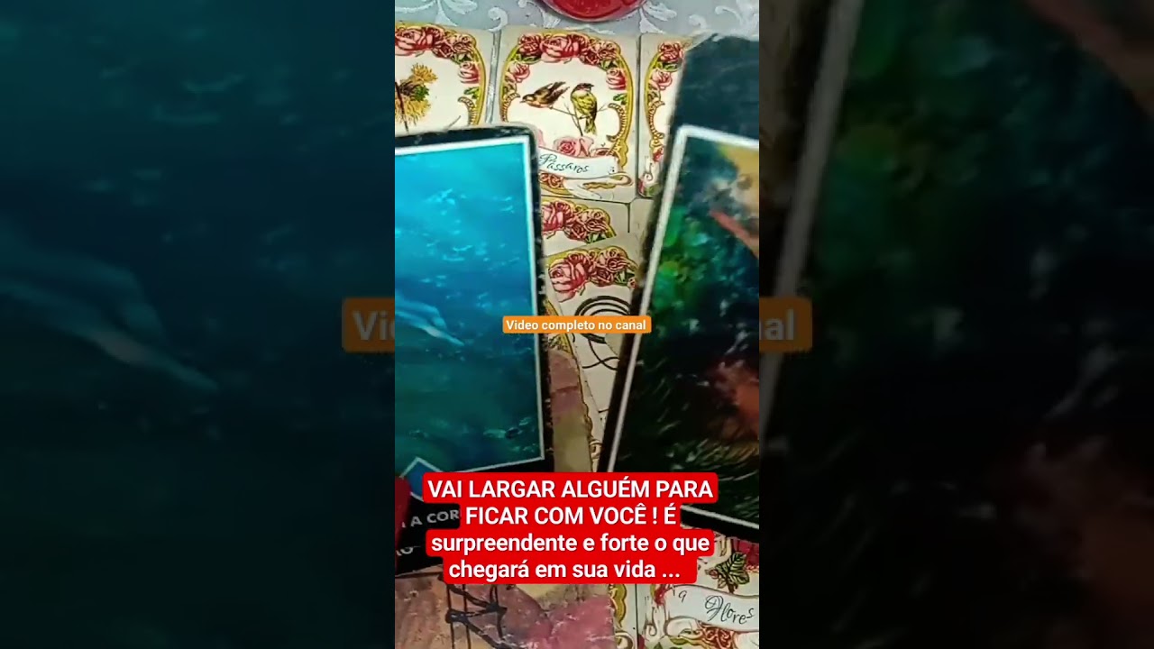 Read more about the article VAI LARGAR ALGUÉM PARA FICAR COM VOCÊ ! É surpreendente e forte o que chegará em sua vida …  Tarot