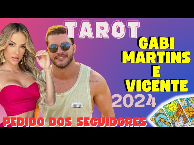 Read more about the article GABI MARTINS E VICENTE DE PAULA PREVISÃO PARA 2024 TAROT.