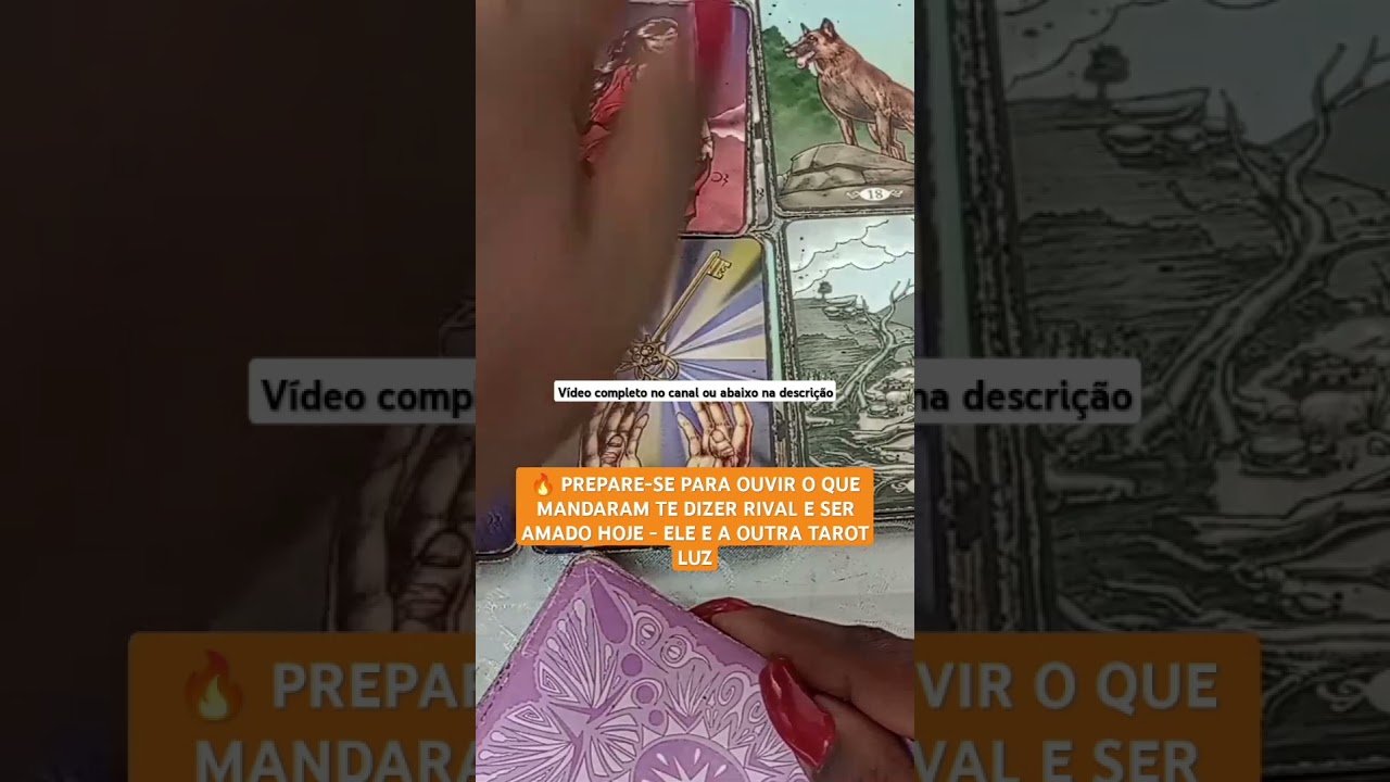 Read more about the article 🔥 PREPARE-SE PARA OUVIR O QUE MANDARAM TE DIZER RIVAL E SER AMADO HOJE – ELE E A OUTRA TAROT LUZ