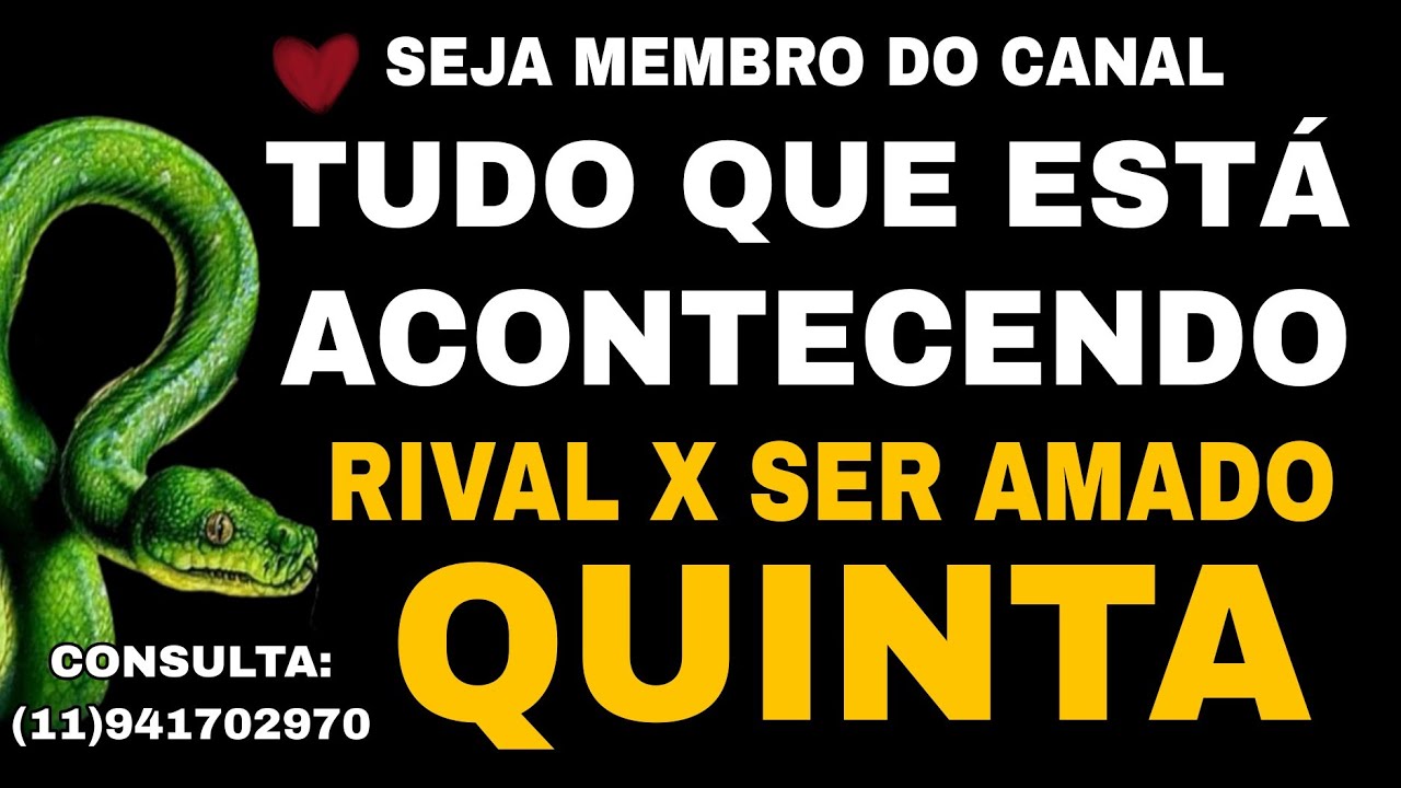 Read more about the article ✨🔮 Quinta Rival TUDO QUE ESTÁ ACONTECENDO ENTRE A PESSOA AMADA E A OUTRA – VOCÊ PRECISA SABER AGORA