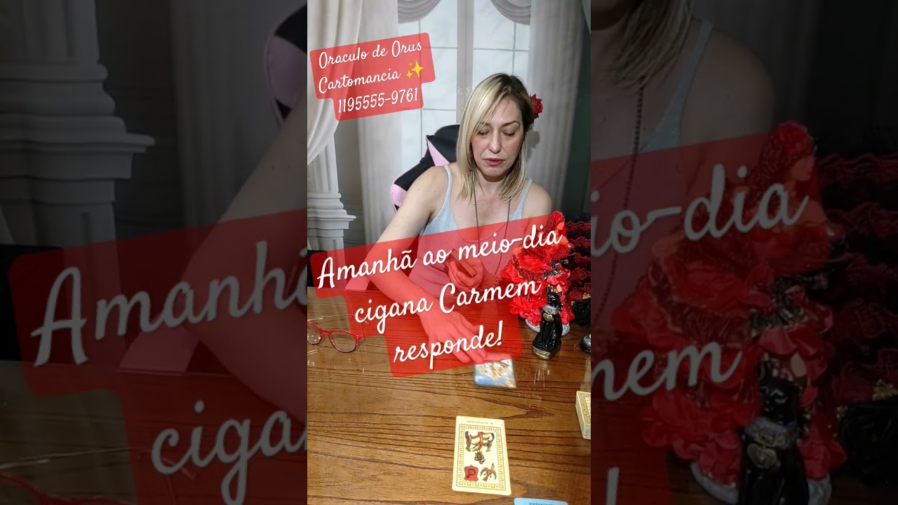 Read more about the article Amanhã ao meio-dia cigana Carmem responde! #tarot #cigana #ciganos #cigano #pickacard