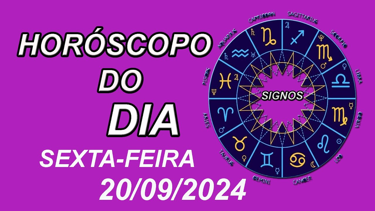 Read more about the article Horóscopo Do Dia – SIGNOS –  SEXTAFEIRA –  22/09/2024