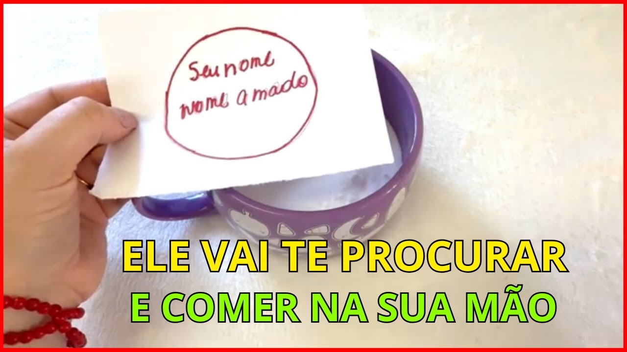 Read more about the article ❤️‍🩹 SIMPATIA COLOQUE o NOME DELE(a) no AÇUCAR E VEJA O ADOÇAMENTO MEGA POTENTE TRAZER ELE de VOLTA